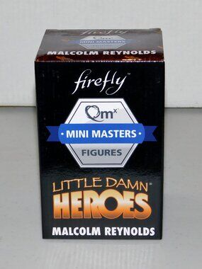 2018 QMx Mini Masters Little Damn Heroes Firefly Malcolm Reynolds Figure in Box